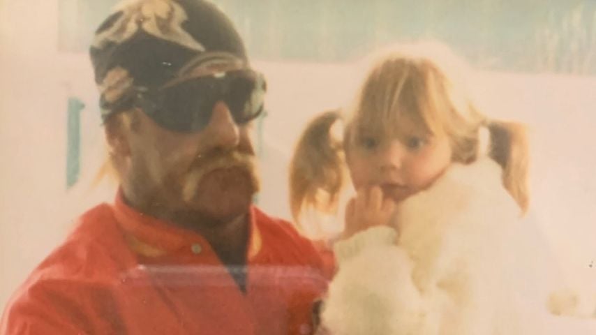 Hulk Hogan und Tochter Brooke in jungen Jahren