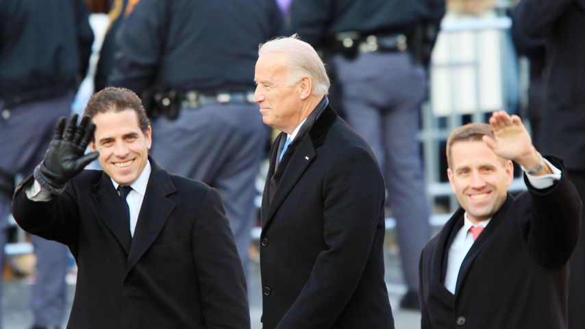 Hunter, Joe und Beau Biden im Januar 2009