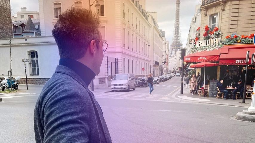 Ian Hock und Eva Amurri Martino in Paris 2023