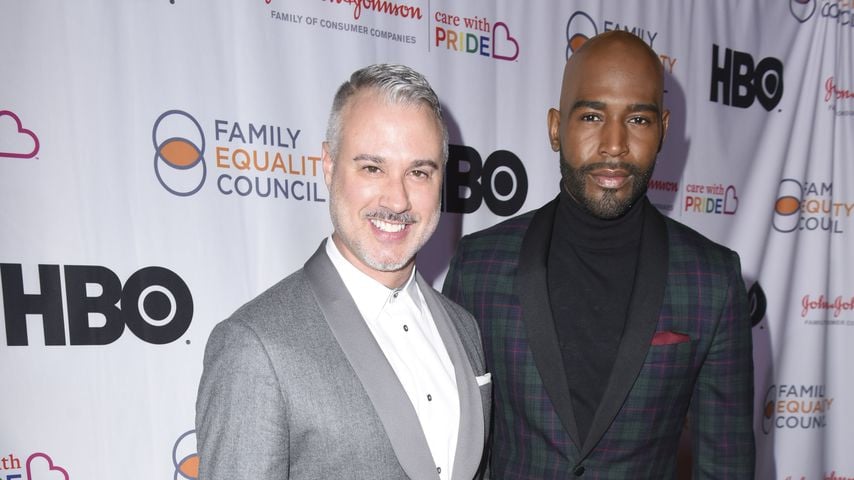 Ian Jordan und Karamo Brown auf dem roten Teppich