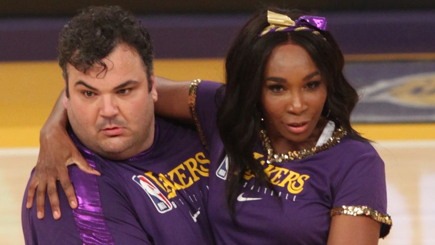 Ian Karmel und Venus Williams beim Lakers-Spiel im November 2019