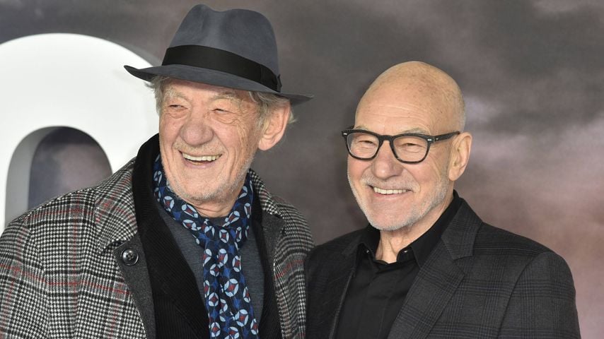 Ian McKellen und Patrick Stewart bei der britischen Premiere von "Star Trek: Picard" am 15. Januar 2020 in London