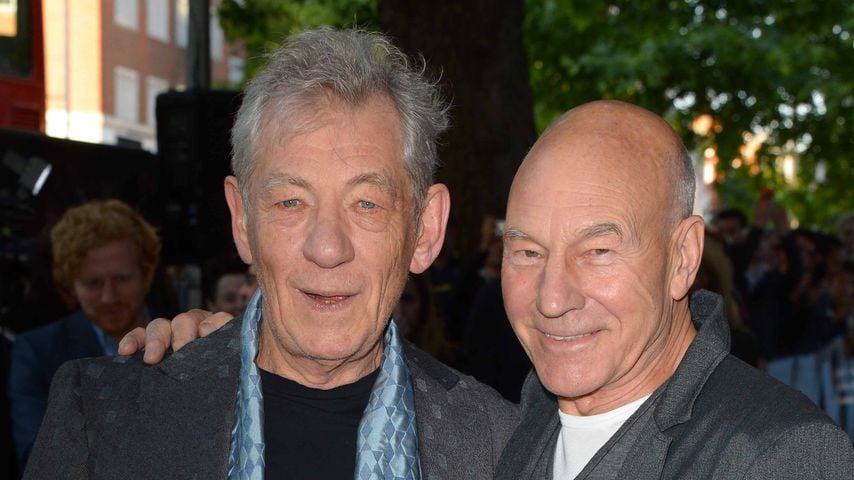 Ian McKellen und Patrick Stewart bei der UK-Premiere von "Mr Holmes" in London