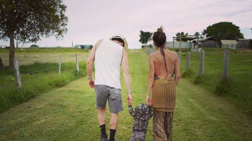 Ian Somerhalder und Nikki Reed mit ihrer Tochter Bodhi