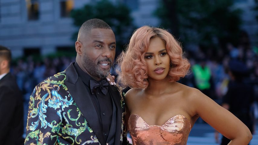 Schauspieler Idris Elba mit seiner Frau Sabrina
