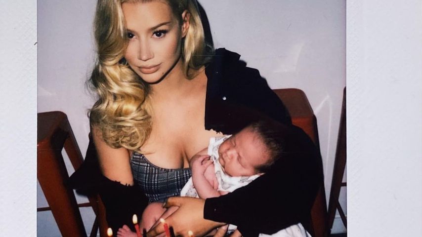 Rapperin Iggy Azalea mit ihrem Sohn Onyx Kelly
