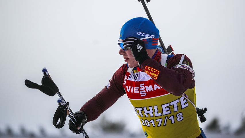 Igor Malinovsky beim Biathlon 2018