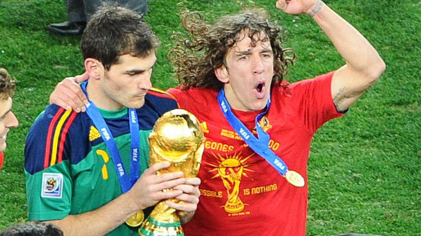 Iker Casillas und Carles Puyol bei der WM 2010