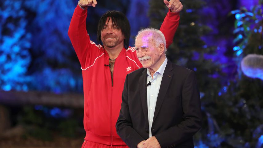 Ikke Hüftgold und Werner Hansch im "Promi Big Brother"-Finale