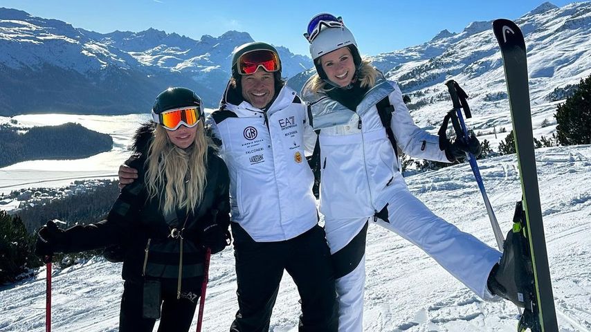 Ilary Blasi, Giorgio Rocca und Michelle Hunziker