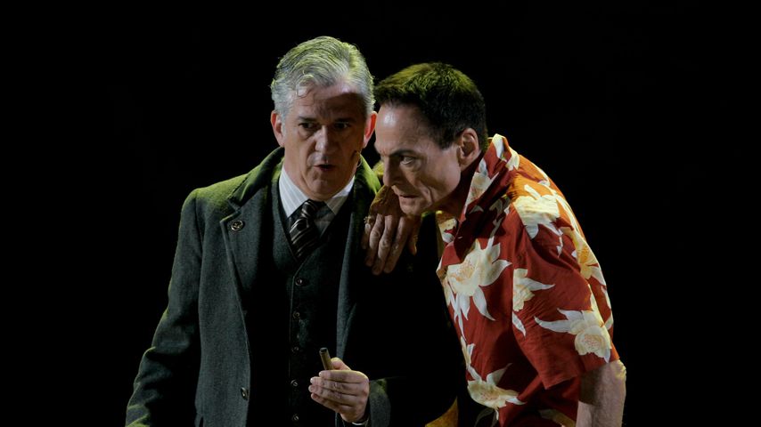 Ilja Richter und Dieter Laser in "Die letzten Tage von Burgund" im August 2007