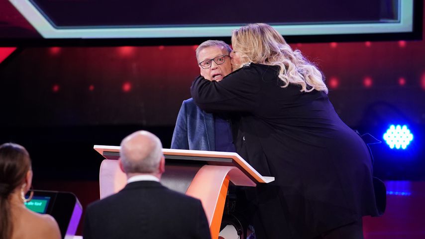 Günther Jauch und Ilka Bessin bei "5 gegen Jauch"