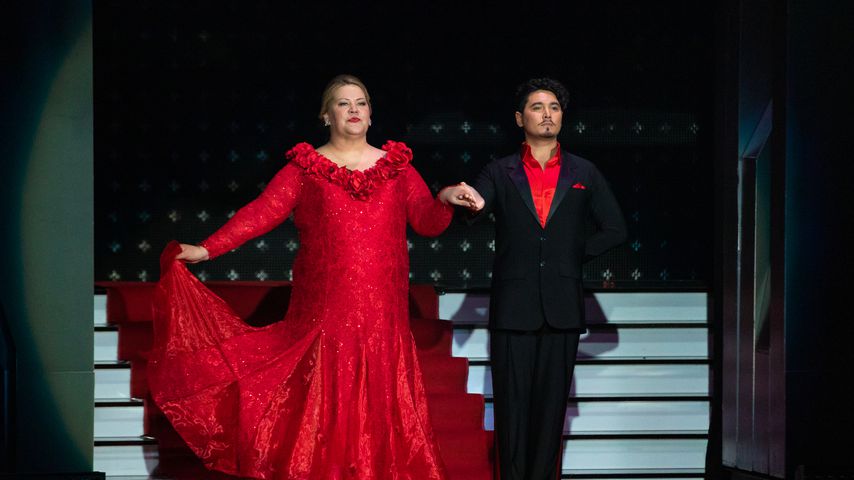 Ilka Bessin und Erich Klann bei "Let's Dance"