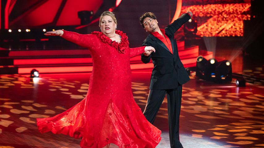 Ilka Bessin und Erich Klann bei der ersten "Let's Dance"-Liveshow, Februar 2020