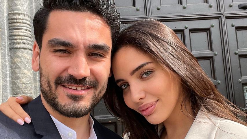 Ilkay Gündogan und Sara Arfaoui bei ihrer Hochzeit im Mai 2022