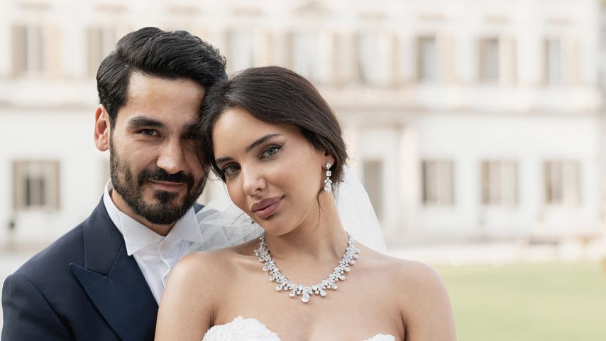 İlkay Gündoğan und Sara Arfaouis Hochzeitsfoto