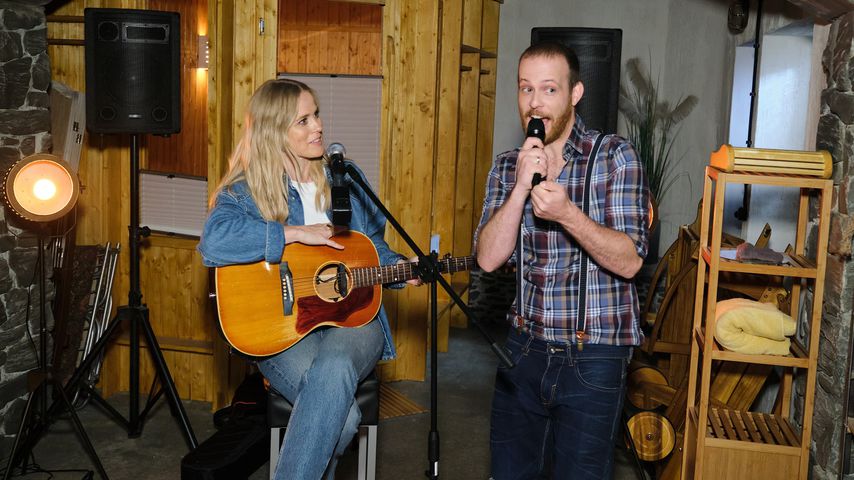 Ilse DeLange mit Patrick Müller (Tobias) bei "Unter uns"
