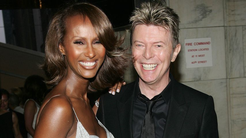 Iman und David Bowie 2005