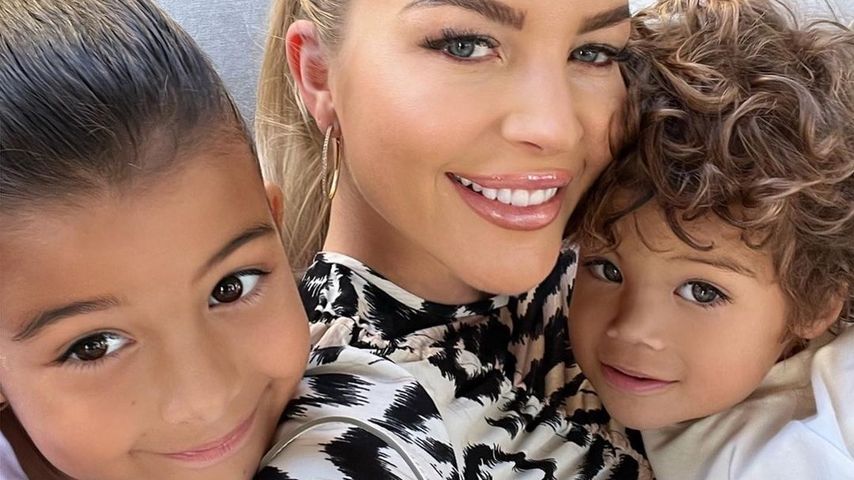 Ina Aogo mit ihren Kids im Januar 2023