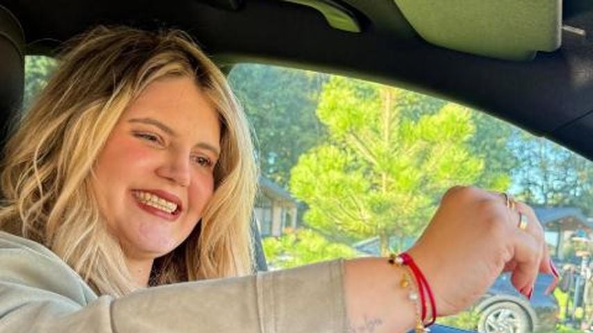 Erfolgserlebnis: Ina Borck fährt das Auto ihres Freundes