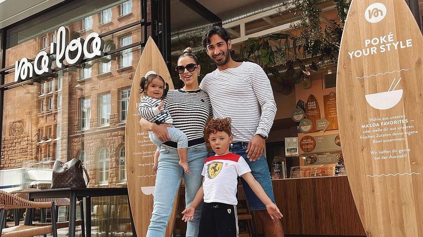 Ina Maria Schnitzer und Umut Kekilli mit ihren Kindern Kaia und Marcello