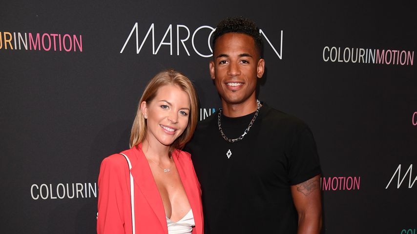 Ina und Dennis Aogo bei der Berlin Fashion Week 2019