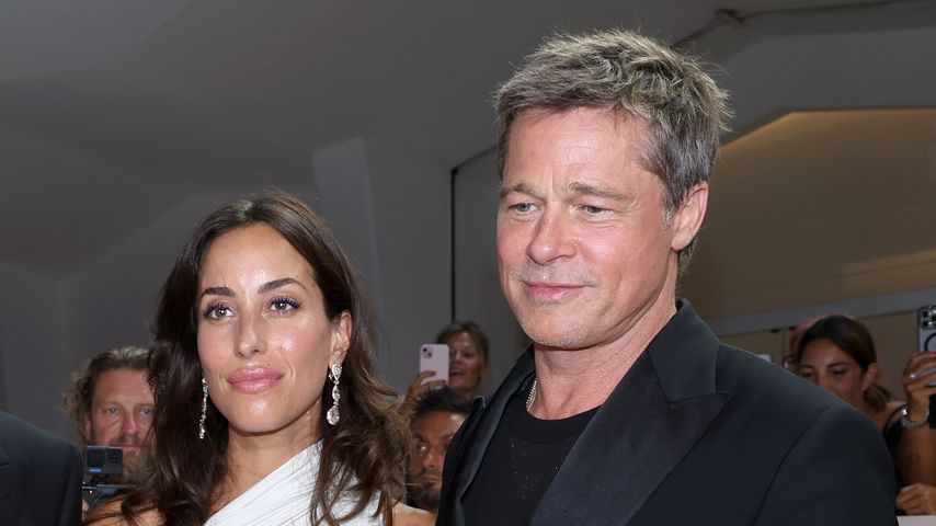Ines de Ramon und Brad Pitt in Venedig