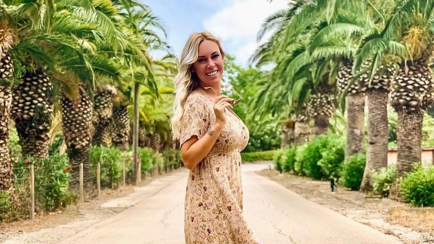 Influencerin Julia Holz auf Mallorca