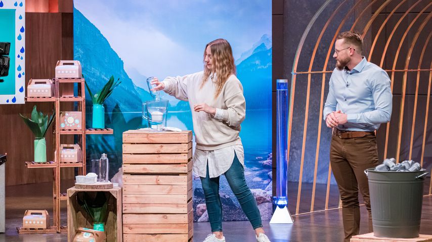 Inga Plochow und Richard Birich bei "Die Höhle der Löwen"