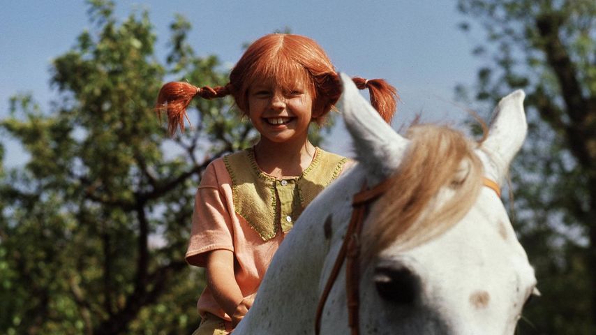 Inger Nilsson als Pippi Langstrumpf im November 1969