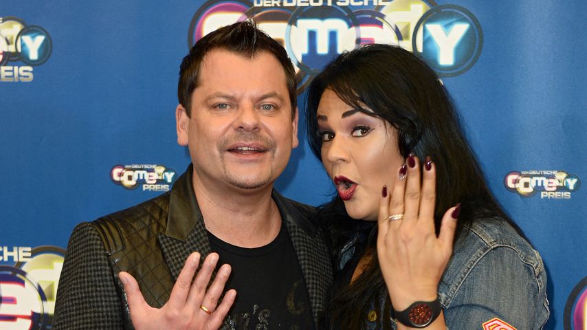 Ingo Appelt und Sonia Guha-Thakurta beim Comedypreis 2016