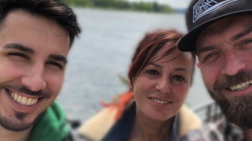 Ingo Kantorek (rechts) mit seiner Frau Suzana und ihrem Sohn Denis