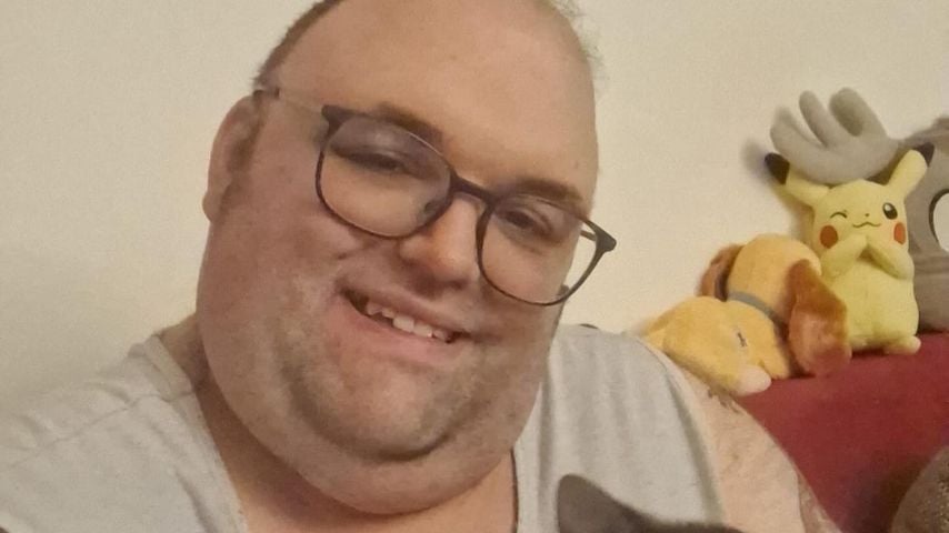 Ingo und seine Katze Nala im März 2024