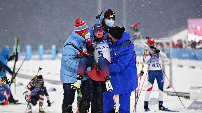 Nach Zusammenbruch: Olympia-Aus für norwegische Biathletin