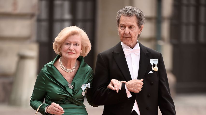 Ingrid und Walther Sommerlath auf der Hochzeit von Prinz Carl Philip und Prinzessin Sofia