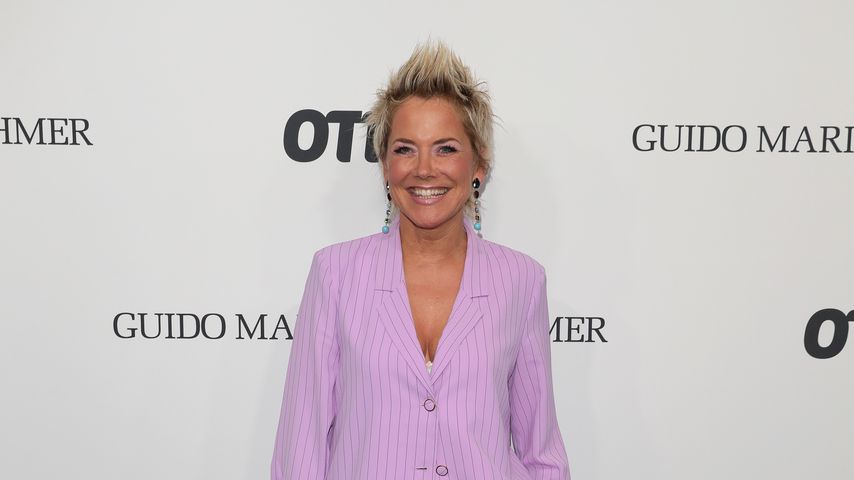 Inka Bause im Juli 2019 auf der Berliner Fashion Week