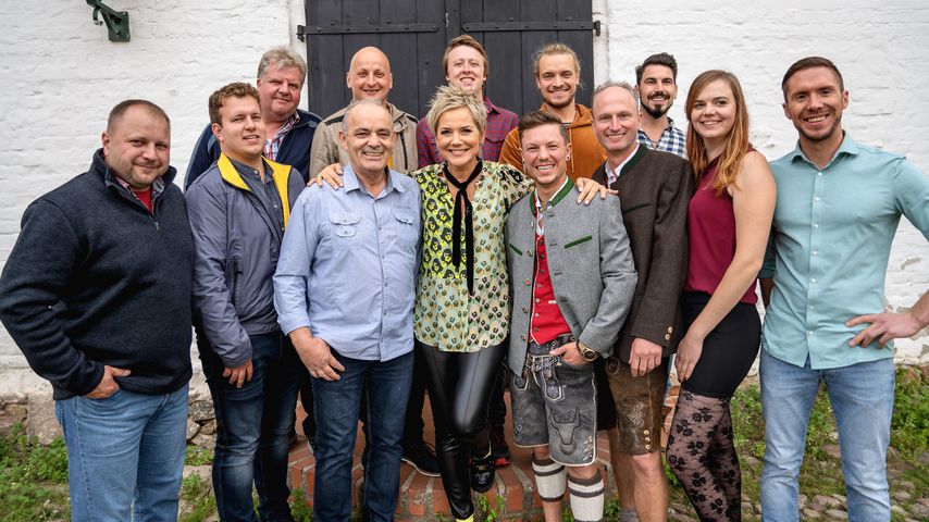 Inka Bause und die "Bauer sucht Frau"-Teilnehmer 2021