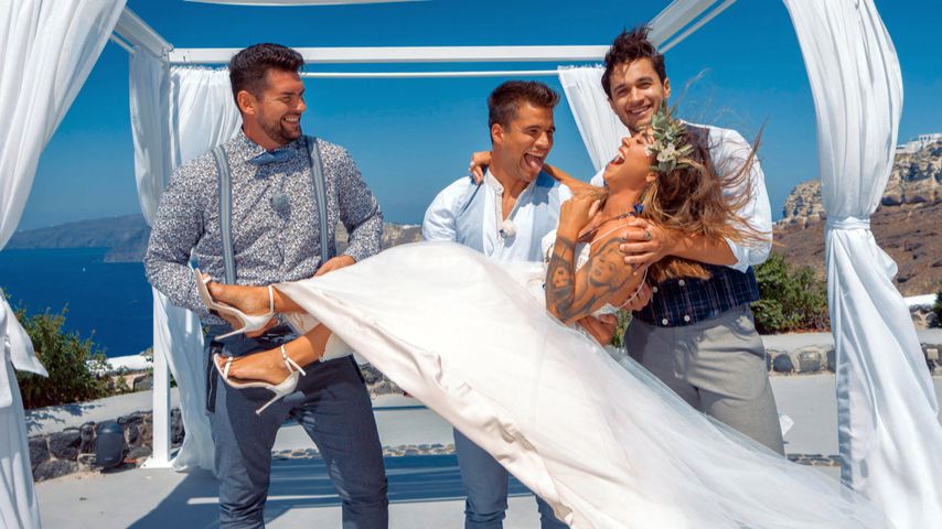Ioannis, Daniel, Leander und Melissa bei "Die Bachelorette" 2020