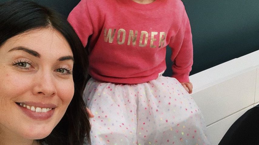 Ex-GNTM-Teilnehmerin Ira Meindl mit ihrer Tochter