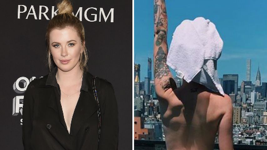 Fast nackt: Hier posiert Ireland Baldwin nur im Mini-String!