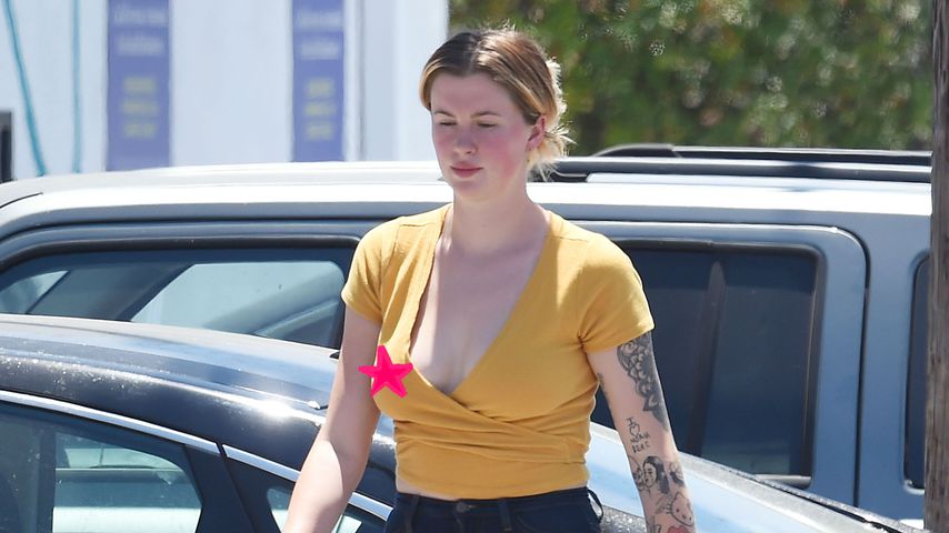 Tiefer Ausschnitt: Hier verzichtet Ireland Baldwin auf BH