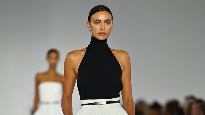 Irina Shayk auf der Mailänder Fashion Week 2024