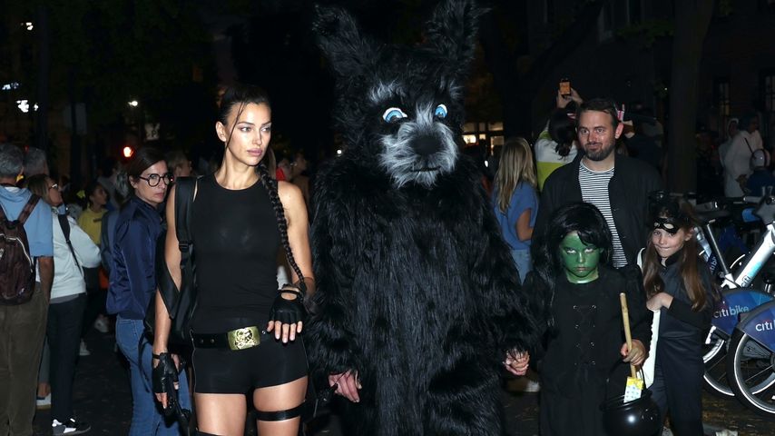 Irina Shayk, Bradley Cooper und Tochter Lea an Halloween 2024