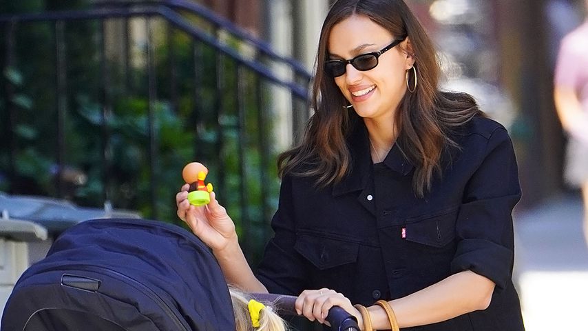 Irina Shayk mit Kinderwagen in New York