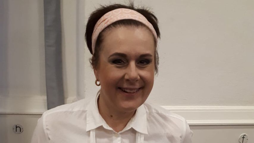 Iris Abel vor ihrem Laufsteg-Debüt im Oktober 2019