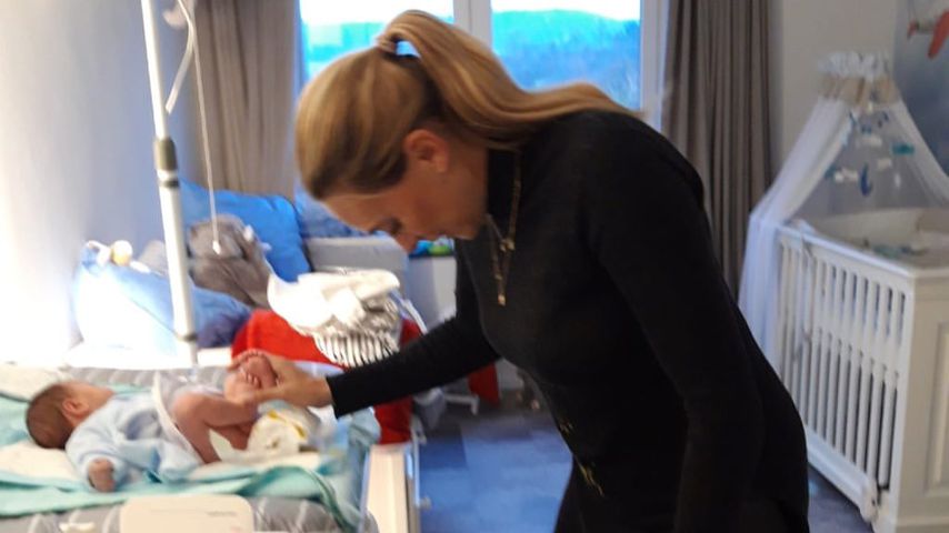 Iris Aschenbrenner mit ihrem Sohn