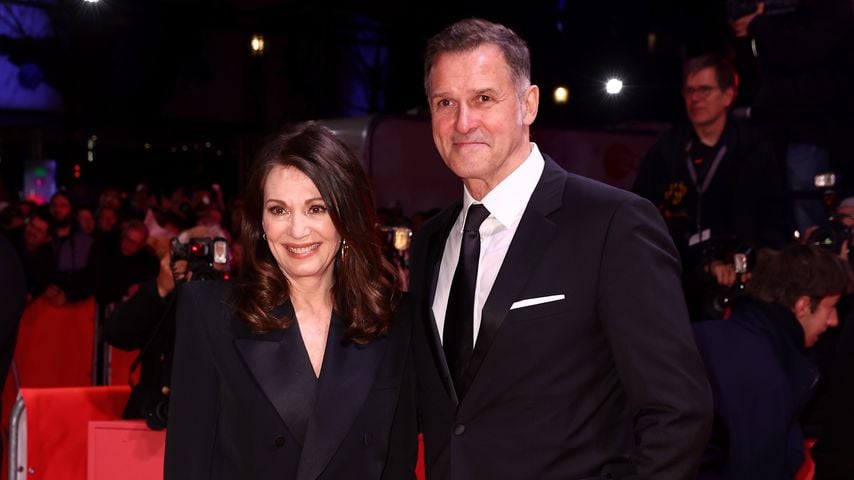 Iris Berben und Heiko Kiesow auf der Berlinale Eröffnungszeremonie im Februar 2023