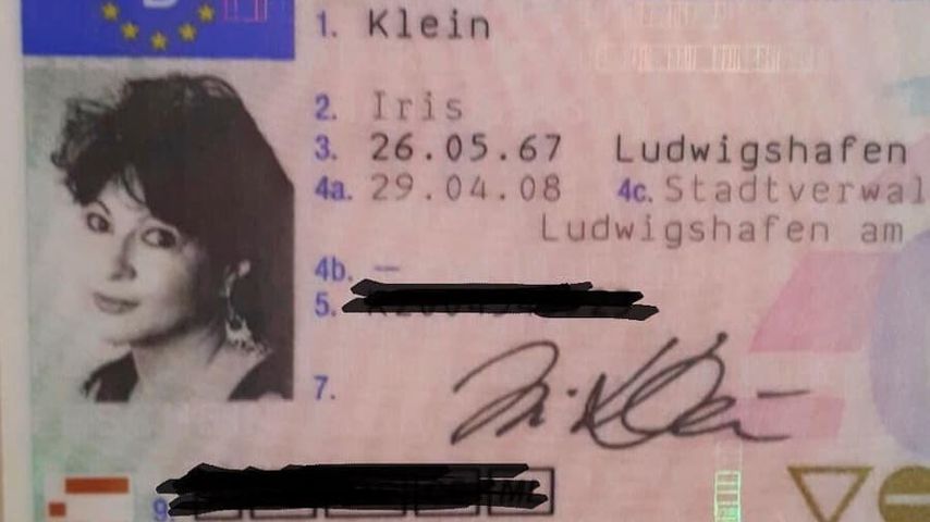 Iris Kleins Fahrerlaubnis