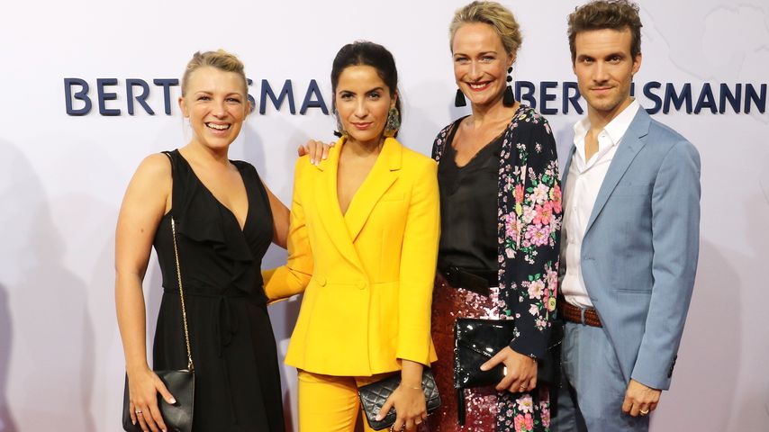 Iris Mareike Steen, Chryssanthi Kavazi, Eva Mona Rodekirchen und Thaddäus Meilinger, GZSZ-Stars