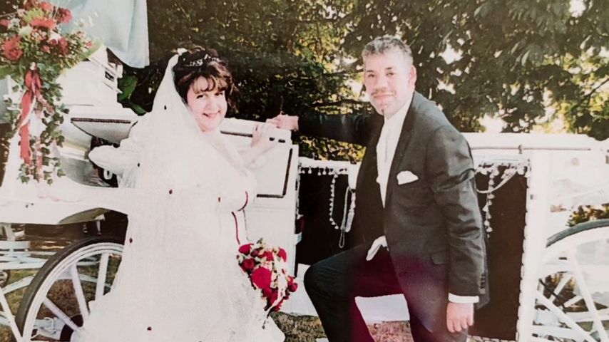 Iris und Uwe Abel bei ihrer Hochzeit